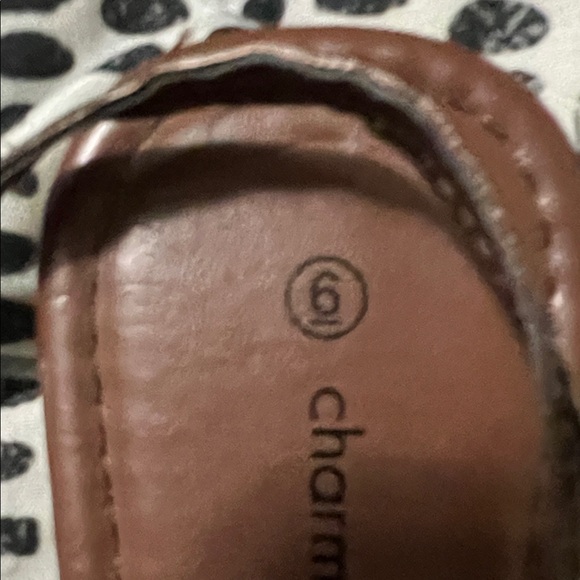 Charming Charlie Bronze and Brown Beaded Sandals - Picture 3 of 4